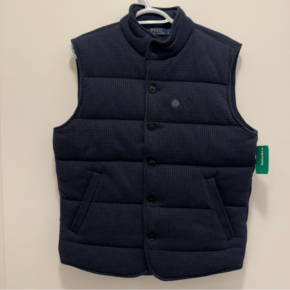 Ralph Lauren Other - Ralph Lauren Men's Dark Blue Quilted Vest - Small - NWT